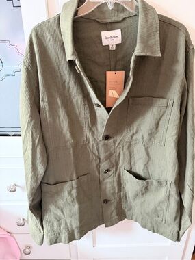 Goodfellow & Co Olive Green Lightweight Shirt Jacket